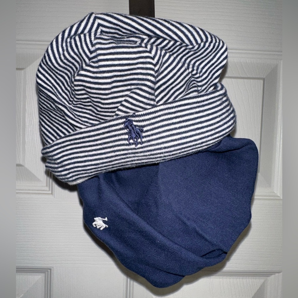 Polo by Ralph Lauren Baby Beanie Set